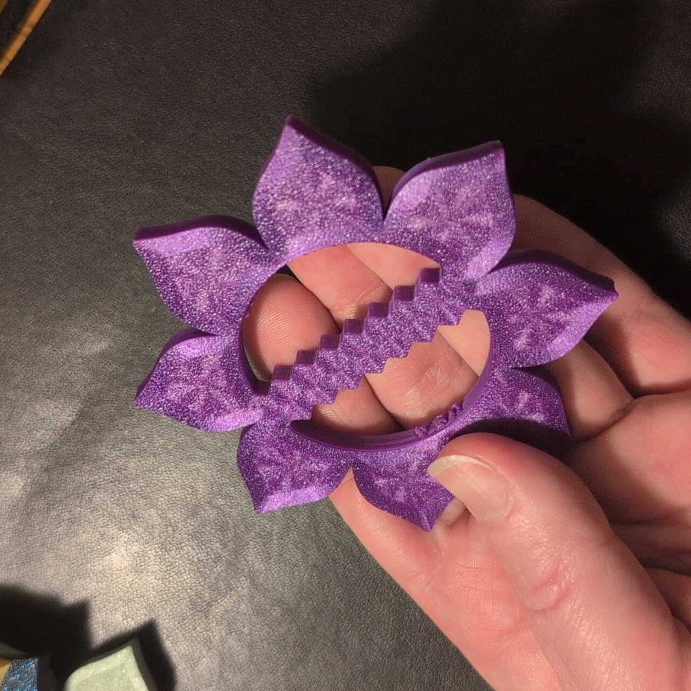 Flower Shirt/Scarf Slide Rings - Picture 7 of 9